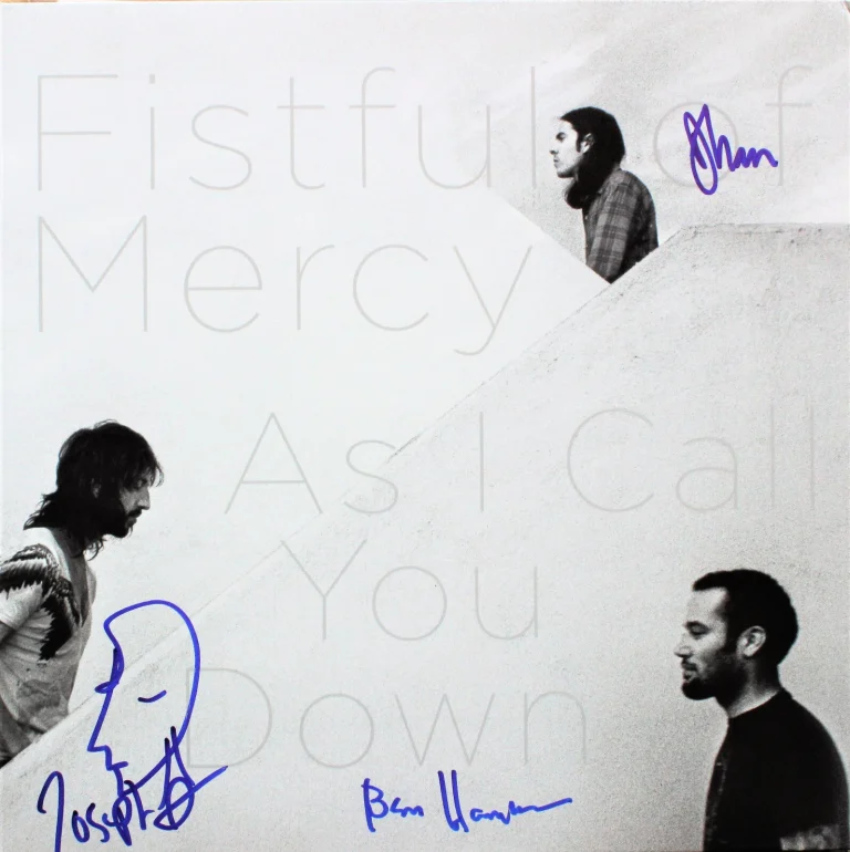 FISTFUL OF MERCY Ben Harper Dhani Harrison (George) Joseph Arthur signed RECORD