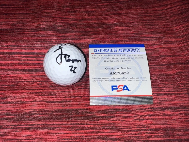 Eugenio Chacarra Signed Official LIV Golf Ball LIV Golf Fireballs PSA/DNA