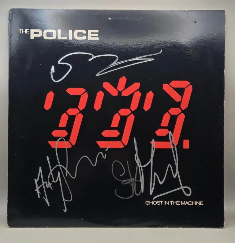 THE POLICE signed autographed 