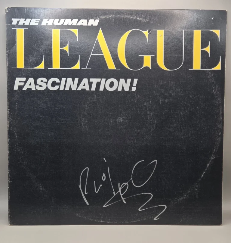HUMAN LEAGUE PHILIP OAKEY signed auto FASCINATION LP EP RECORD ALBUM BECKETT BAS