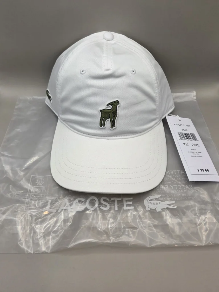 NOVAK DJOKOVIC BRAND NEW OFFICIAL LACOSTE LE GOAT HAT BECKETT (BAS) 🐐SOLD OUT!