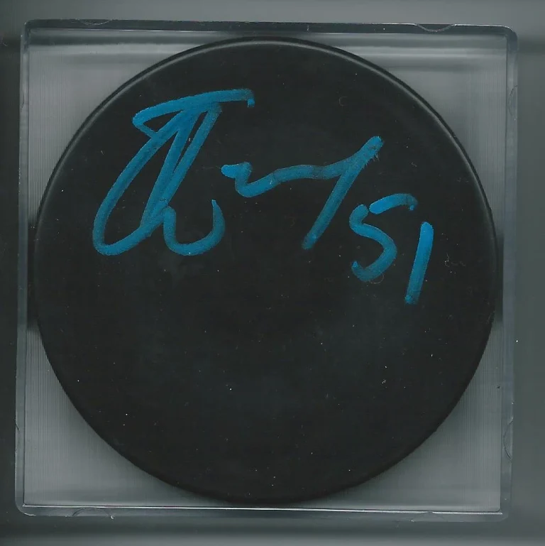 **GFA Columbus Blue Jackets *FEDOR TYUTIN* Signed Blank Puck COA**