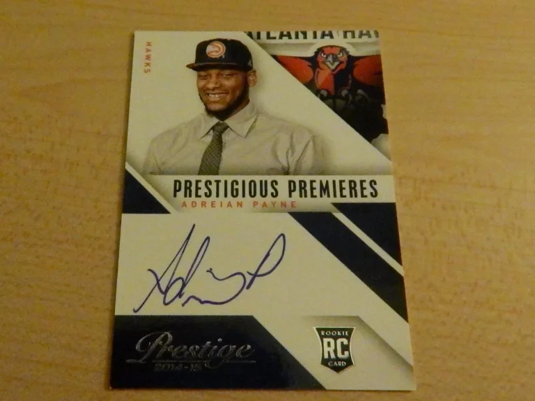 2014-15 PRESTIGE ADREIAN PAYNE PRESTIGIOUS PREMIERS ON CARD AUTO RC