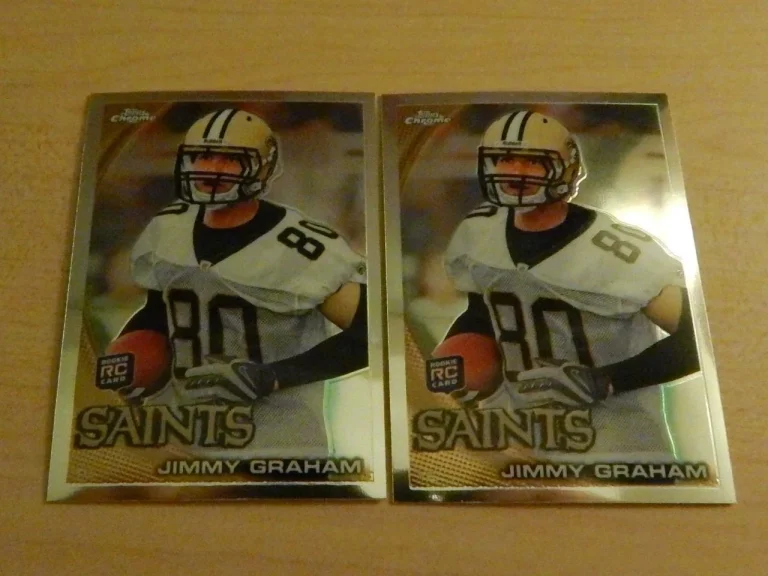 (2) 2010 TOPPS CHROME JIMMY GRAHAM BASE RC LOT SEAHAWKS