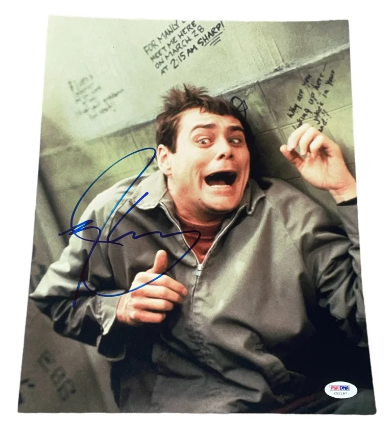 Jim Carrey Signed Autograph 11x14 Photo Dumb and Dumber Lloyd Rare PSA COA NY A
