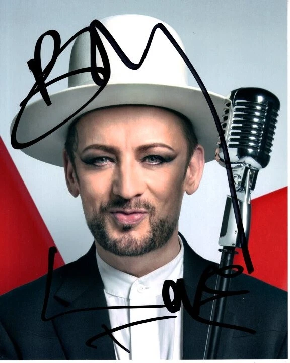 BOY GEORGE Signed Autographed 8x10 Photo