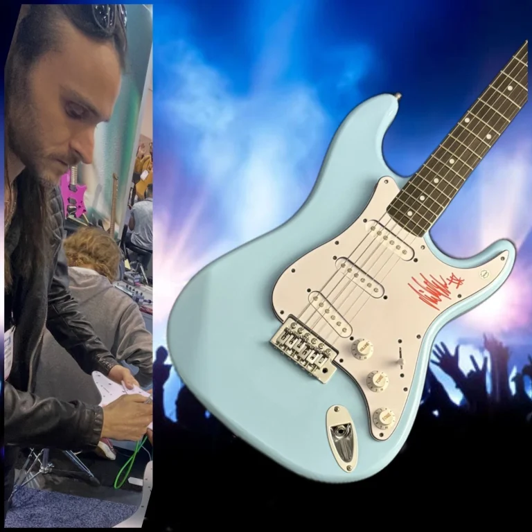 Graph Factory Authentics GFA Ice Nine Kills Chitarra Elettrica Autografata