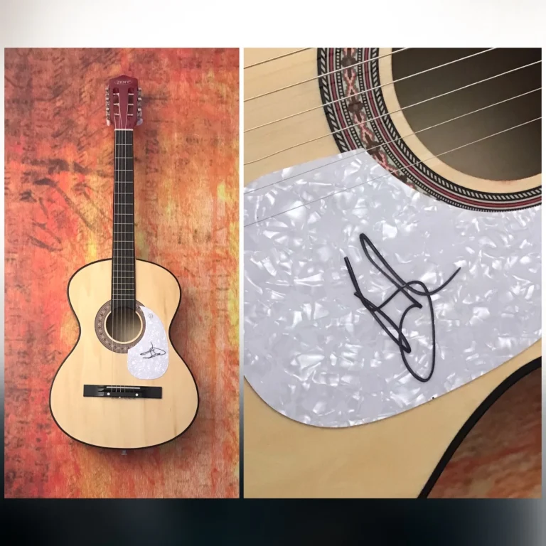 GFA Brand New & Love Like This Star BEN RECTOR Signed Acoustic Guitar COA