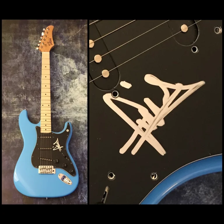 GFA girlfriends California TRAVIS MILLS Signed Electric Guitar PROOF T5 COA