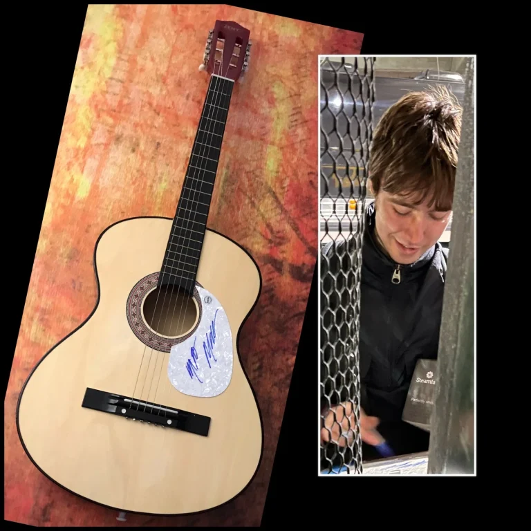 GFA As the World Caves In MATT MALTESE Signed Acoustic Guitar PROOF M3 COA