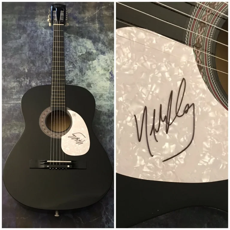 GFA Wink Country Legend NEAL McCOY Signed Acoustic Guitar N7 COA