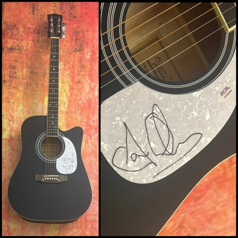 PSA Savatage Band Frontman * JON OLIVA * Chitarra Acustica Firmata 41