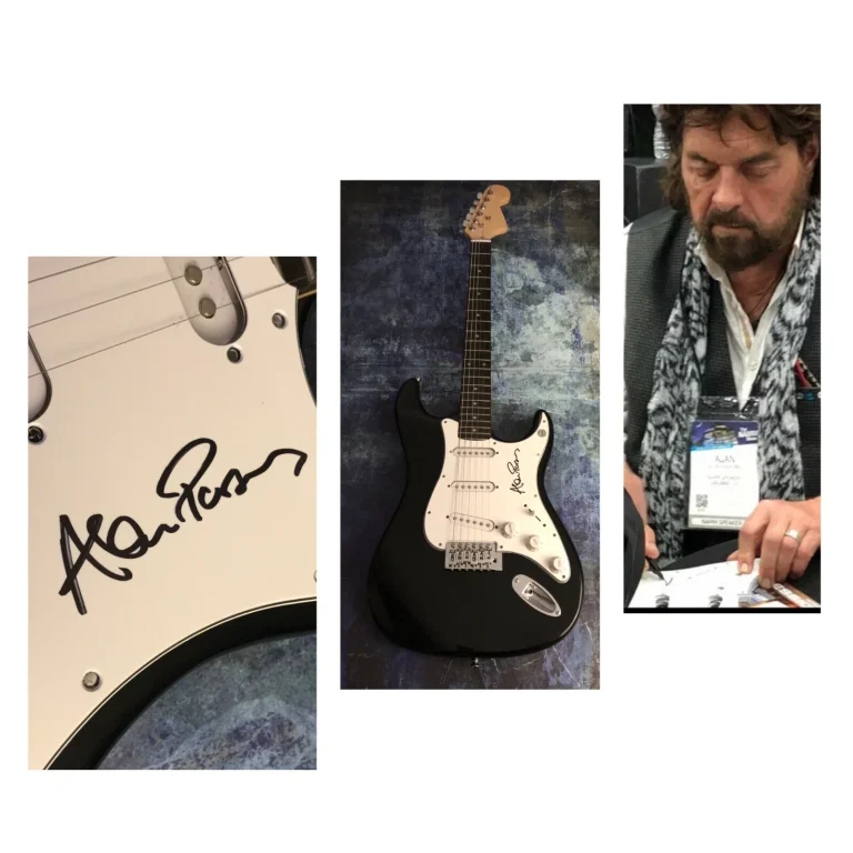 GFA Il Progetto Occhio IN Cielo Alan Parsons Firmato Elettrico Chitarra AP4 COA