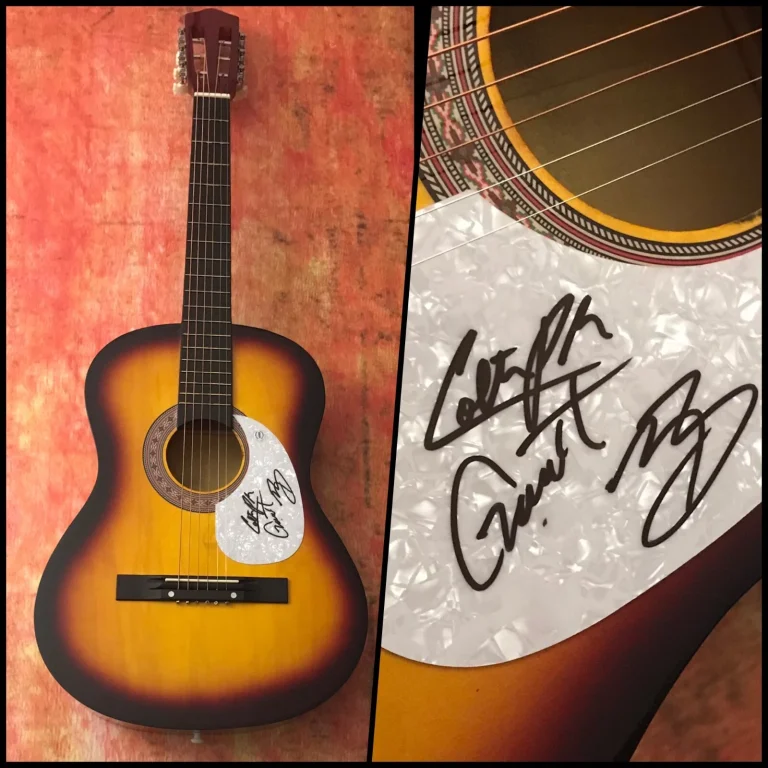 GFA Zach Beeken X3 Band * RESTLESS ROAD * Chitarra Acustica Firmata R3 COA