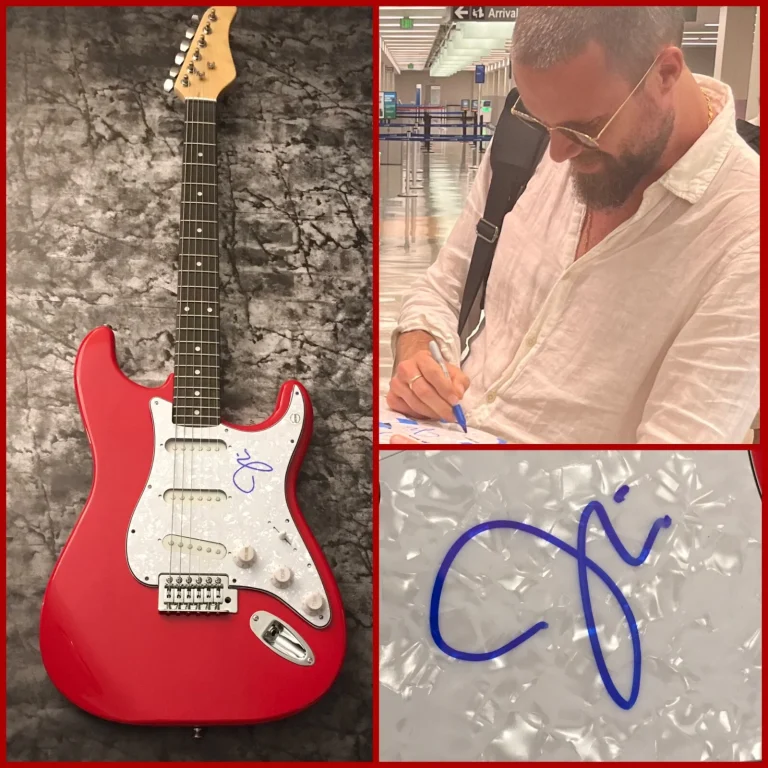 GFA Reale Amore Bambino Stella Padre John Misty Firmata Elettrico Chitarra Prova
