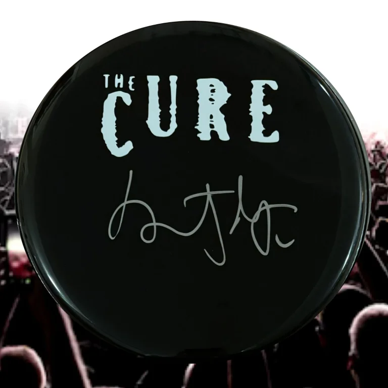 GFA Il Cure Fascia Drummer Lol Tolhurst Firmato Nuovo 10 