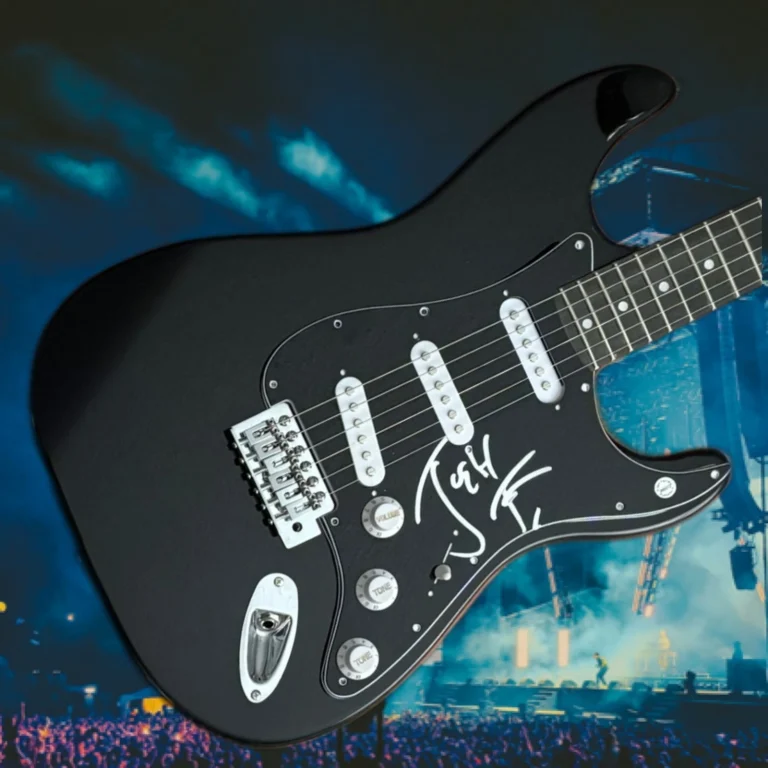 JOSH FREESE GFA Nine Inch Nails Chitarra Elettrica Autografata PROVA COA