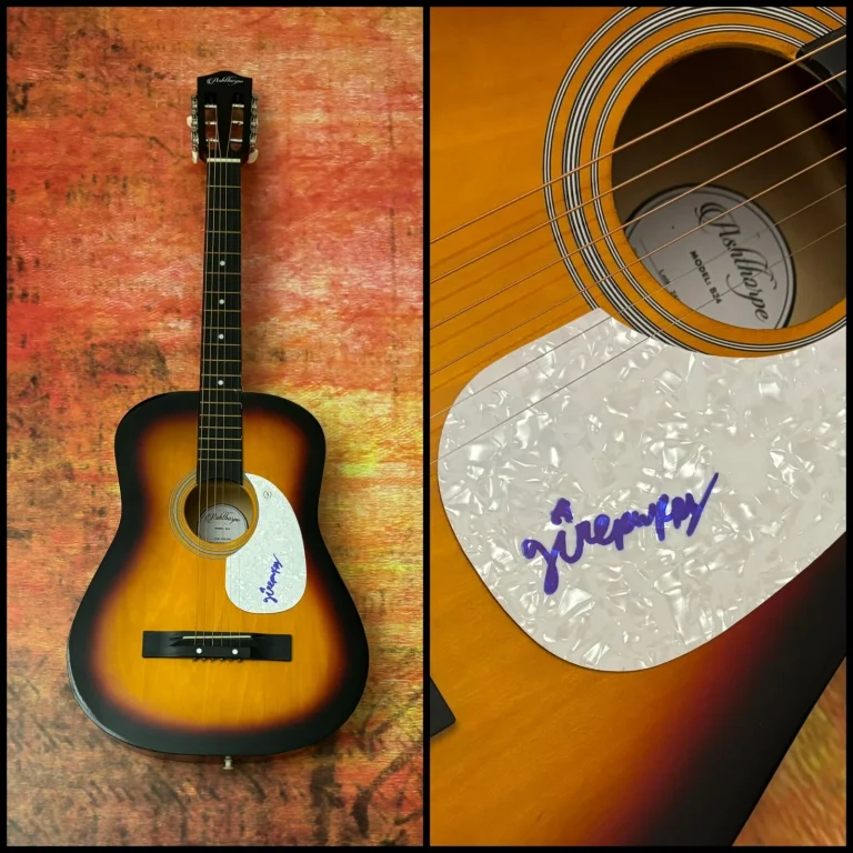 Chitarra Acustica Firmata GFA Becca Harvey As Much As I Can * GIRLPUPPY * G5 COA