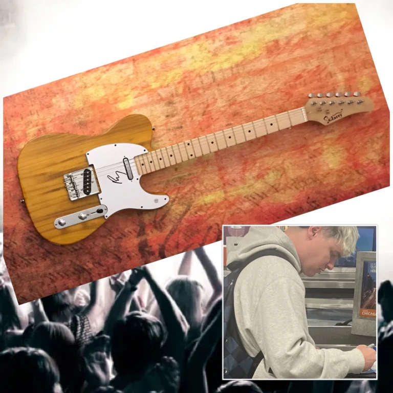 GFA Knocked Sciolto Rock Star Bryan Garris Firmato Elettrico Chitarra / COA
