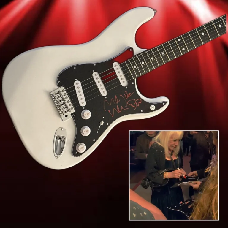 WENDY DIO Moglie di Ronnie James Dio Autografata Chitarra Elettrica PROOF COA