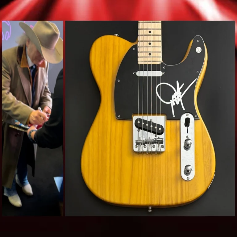 GFA Country Legend DWIGHT YOAKAM Signed Electric Guitar PROOF COA