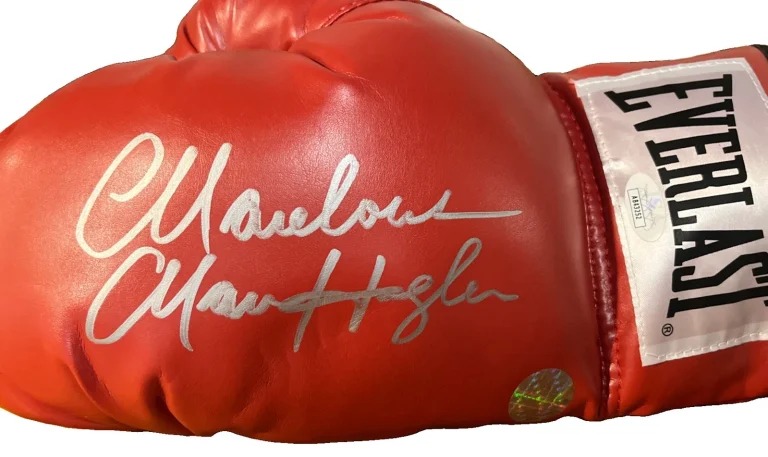 MARVELOUS MARVIN HAGLER SIGNED EVERLAST GLOVE  BOXING AUTOGRAPHED JSA COA CHAMP