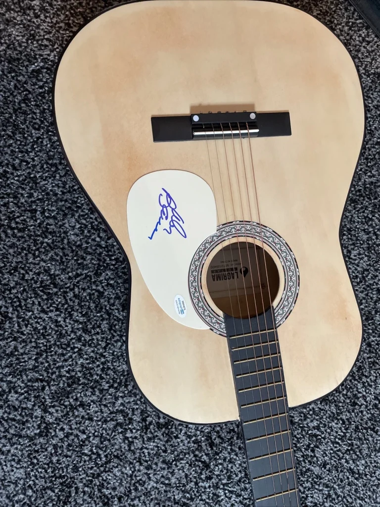 Don Barnes 38 Special Autograph Signed Acoustic Guitar ACOA COA