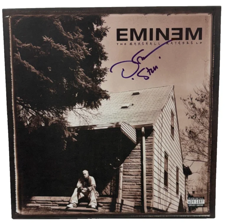 Devon Sawa Signed The Marshall Mathers LP Album Vinyl Autograph Beckett Witness