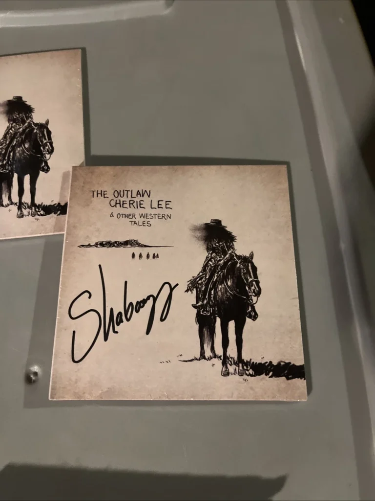 Shaboozey SIGNED The Outlaw Cherie Lee & Other Western Tales CD SEALED AUTO