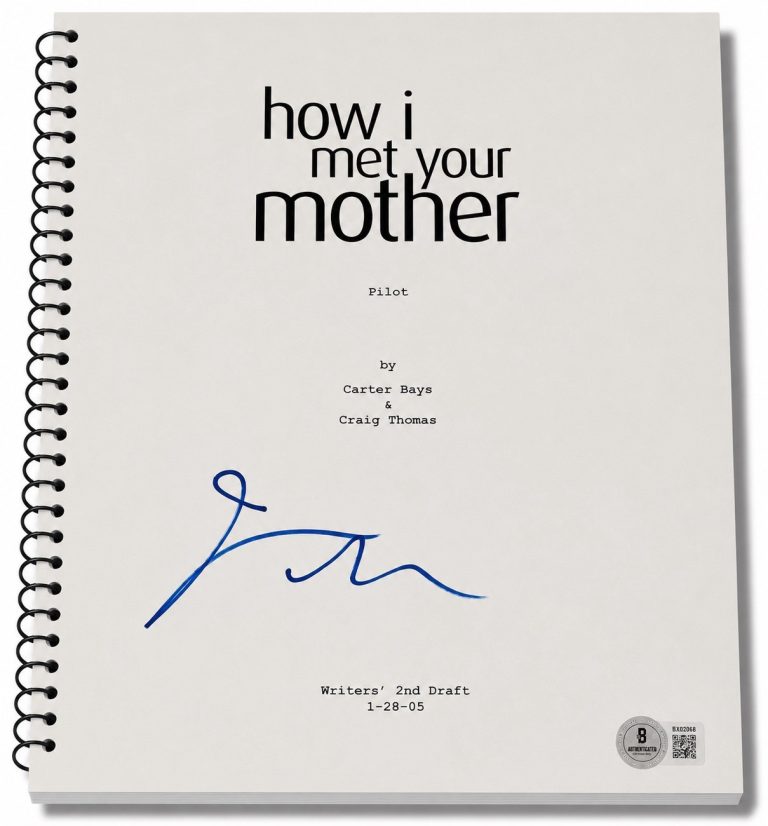 Jason Segel Signed How I Met Your Mother Pilot Full TV Script  Autograph Beckett