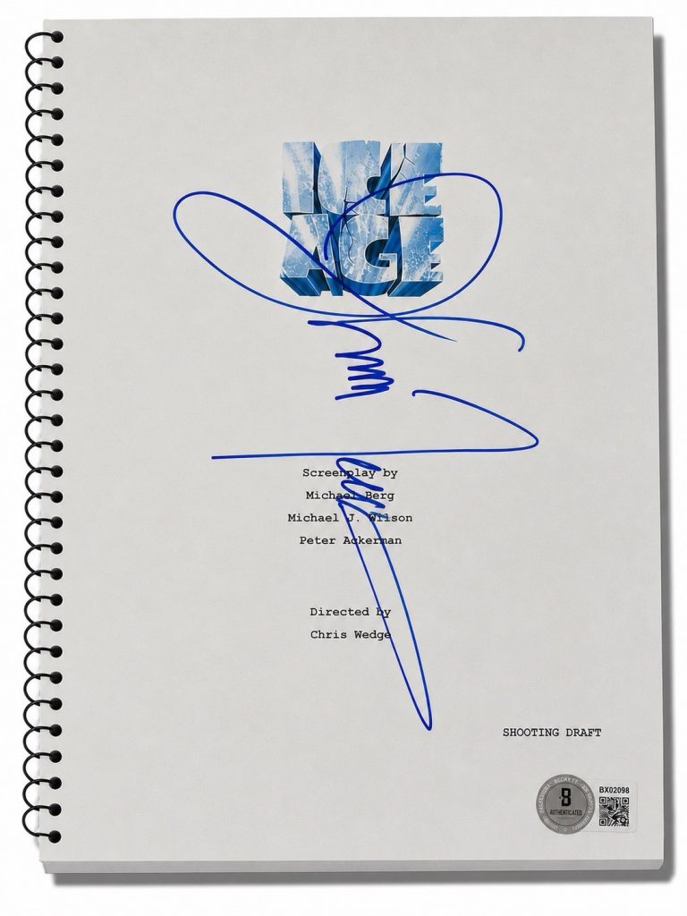John Leguizamo Signed Autograph Ice Age Full Movie Script Screenplay Beckett BAS