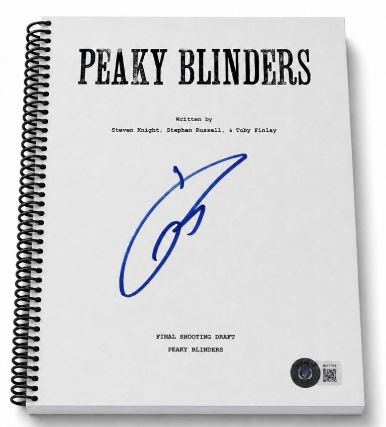 Tom Hardy Signed Autograph Peaky Blinders Full TV Episode Script Beckett BAS