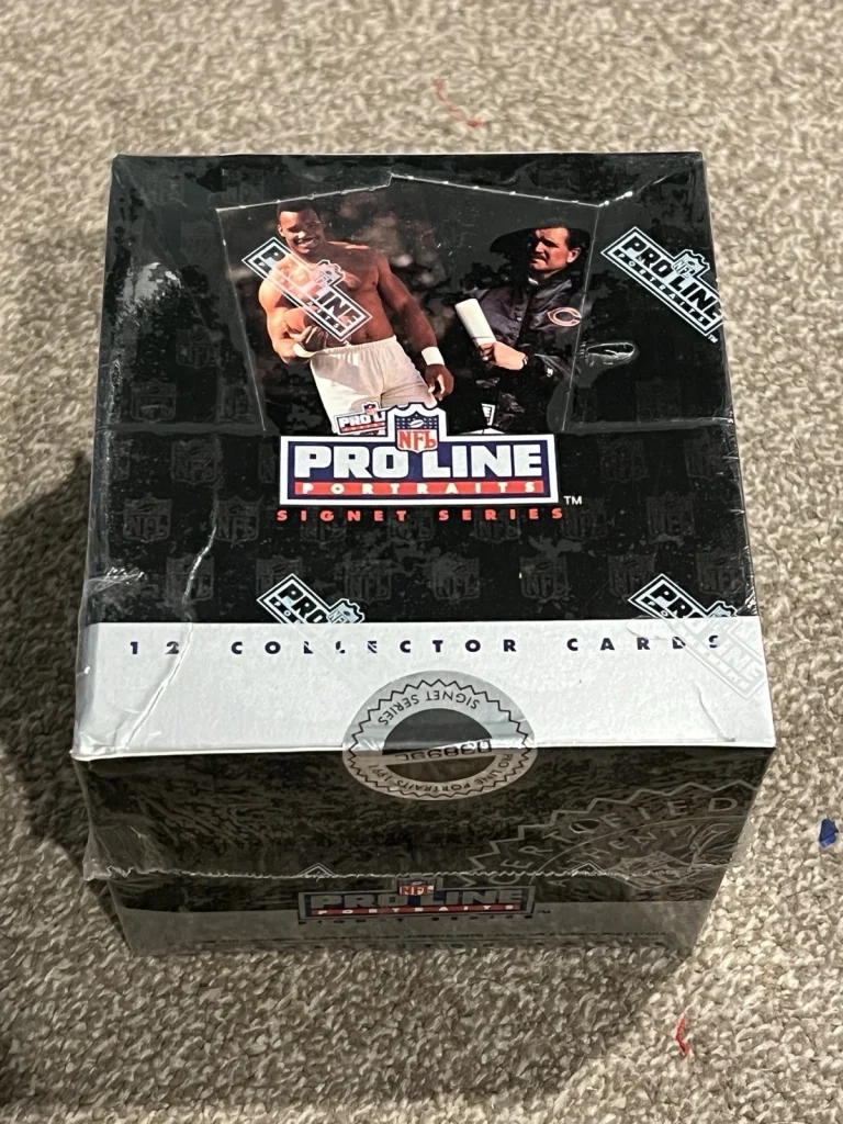 1991 NFL Pro Line Portraits Signet Series Football Cards Factory Sealed Box