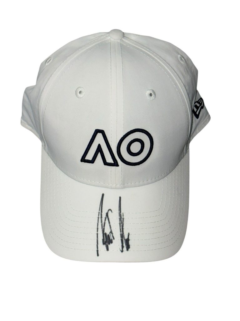 Andre Agassi Signed Autograph Hat Australian Open Tennis Official Beckett BAS