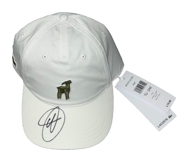 Novak Djokovic Signed Autograph Hat Lacoste GOAT Tennis Collection 2026 Beckett