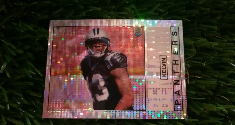 2014 TOPPS CHROME MINI KELVIN BENJAMIN PULSAR 1985 RETRO REFRACTOR ROOKIE #/25