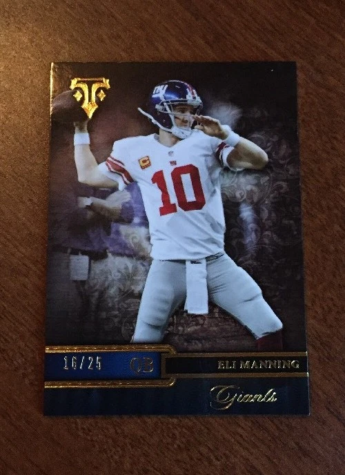 2014 TOPPS TRIPLE THREADS ELI MANNING Parallel #ED /25 SP  NEW YORK GIANTS