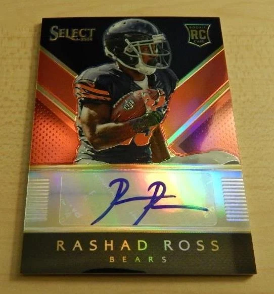 2014 PANINI SELECT RASHAD ROSS RC REFRACTOR AUTO #ED 50/50 EBAY 1/1 BEARS