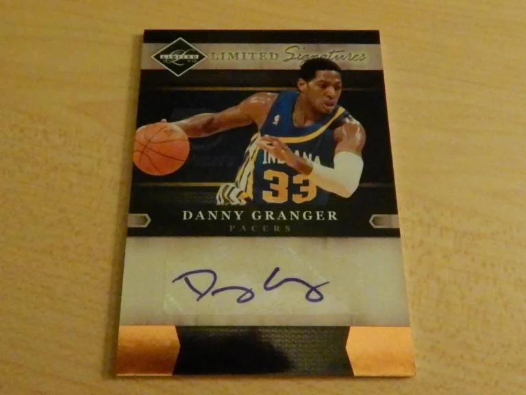 2011-12 PANINI LIMITED DANNY GRANGER LIMITED SIGNATURES AUTO #ED /25 PACERS