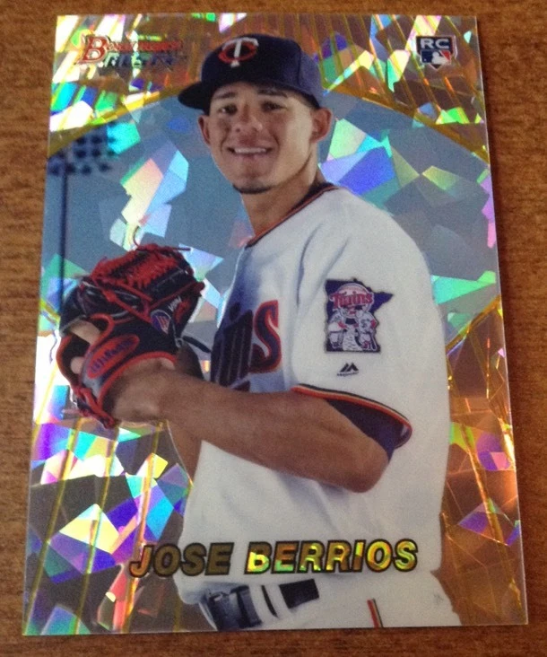 2016 Bowmans Best JOSE BERRIOS Rookie 1996 Throwback ATomic Refractor