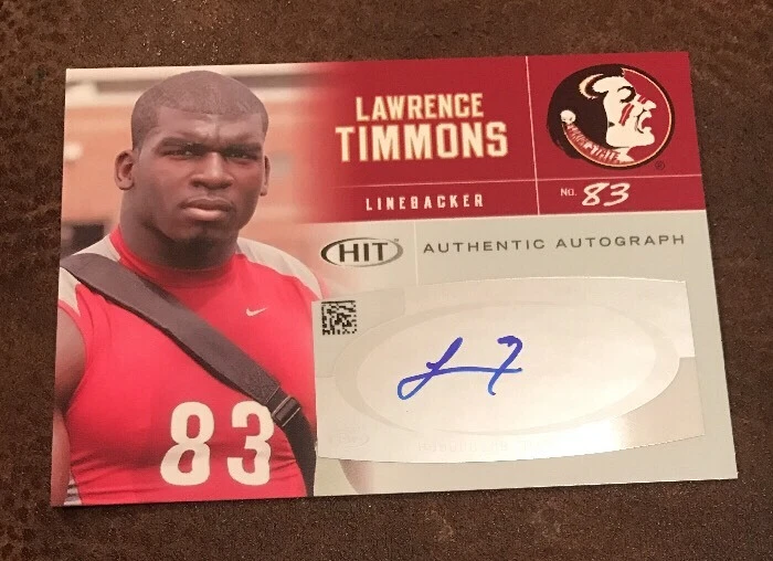 LAWRENCE TIMMONS 2007 SAGE HIT ROOKIE RC AUTOGRAPH AUTO STEELERS