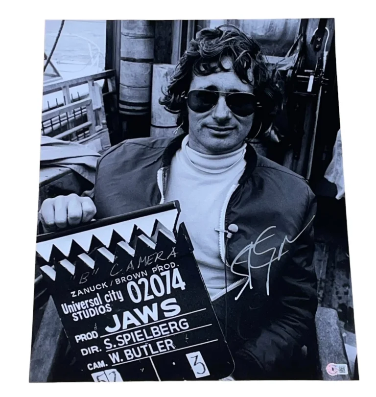 Steven Spielberg Signed Autograph 16x20 Photo Jaws Jurassic Park ET Beckett COA