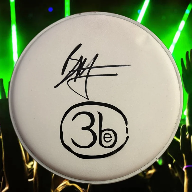 GFA Third Eye Blind Drumhead Firmato da BRAD HARGREAVES - 10