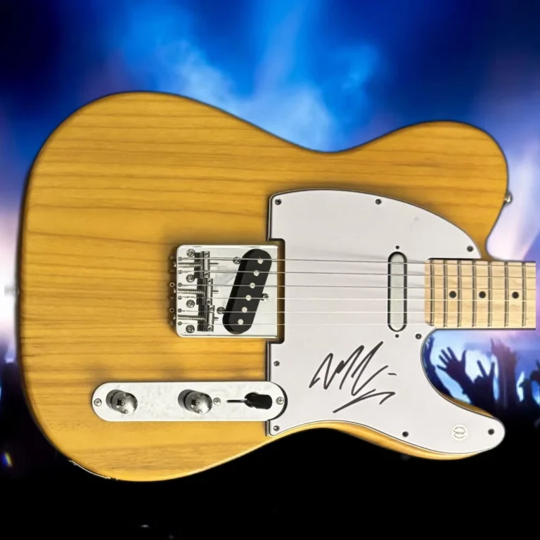 GFA Wildflowers & Wine Star MARCUS KING Signed Electric Guitar COA