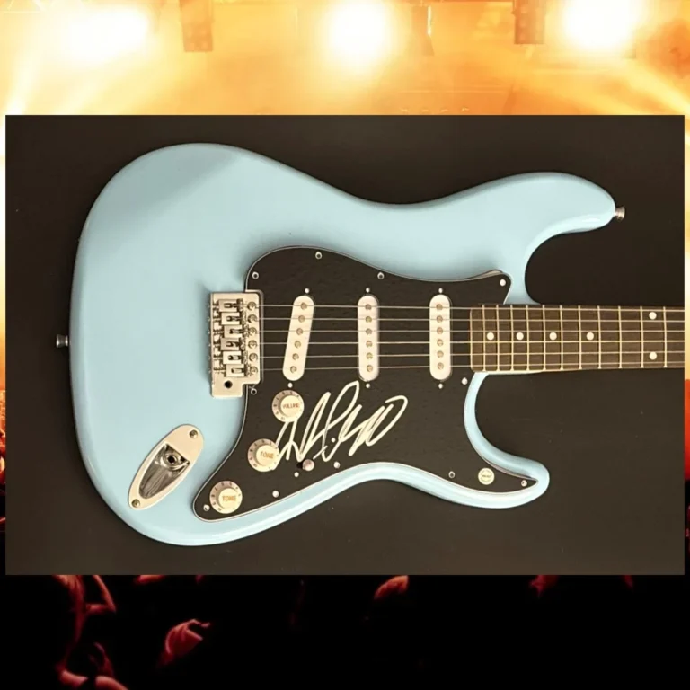 GFA Quiet Riot Chitarrista Carlos Cavazo Firmato Elettrico Chitarra Autenticità