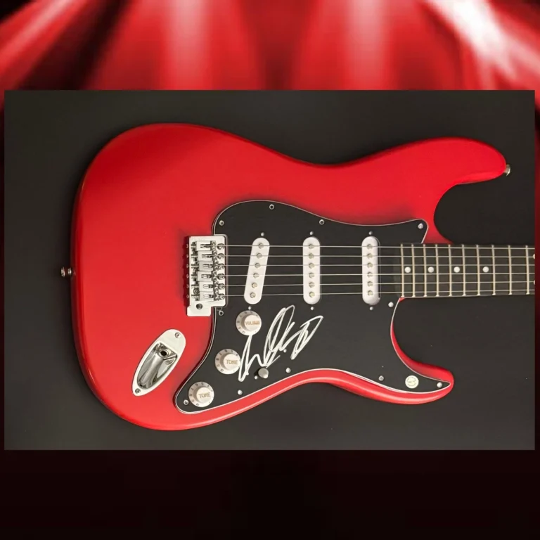 GFA Quiet Riot Chitarrista Carlos Cavazo Firmato Elettrico Chitarra Proof COA