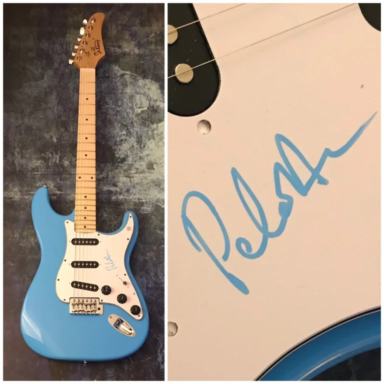 GFA A World Without Love PETER ASHER Signed Electric Guitar PROOF P5 COA