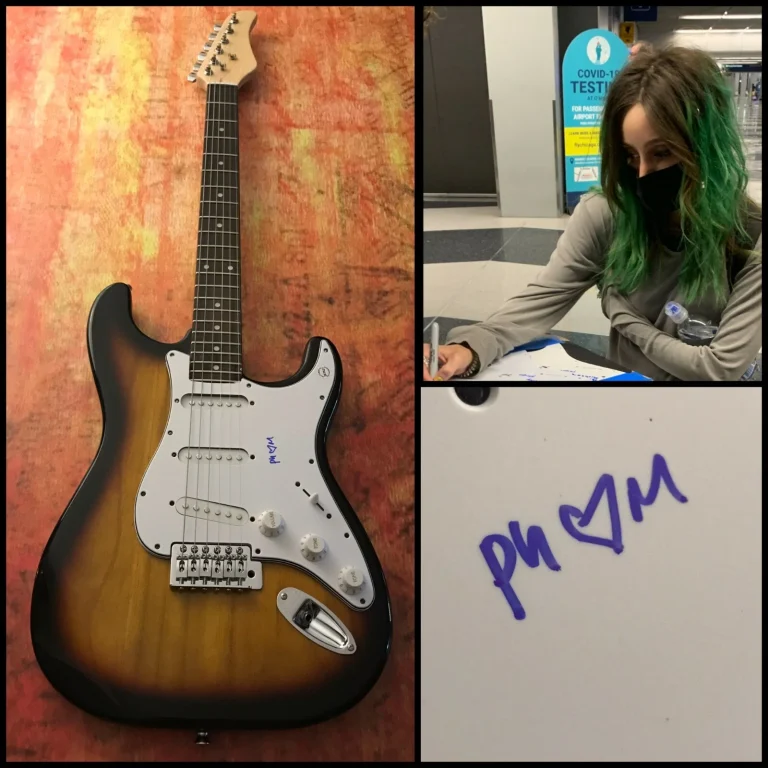 GFA dead yet & Sorry Mama Star PHEM Signed Electric Guitar PROOF P4 COA