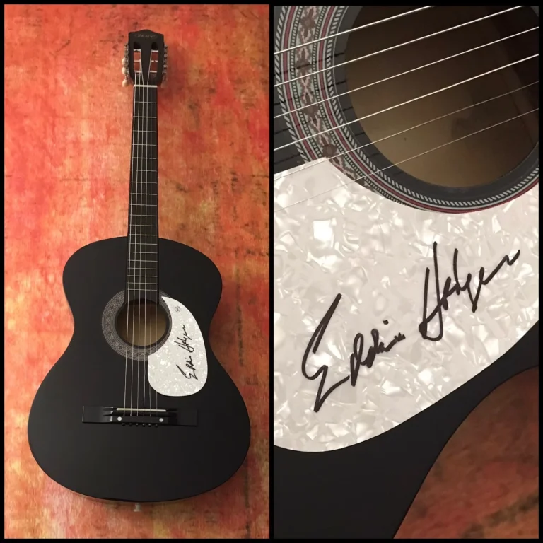 GFA I'm Gonna Knock on Your Door EDDIE HODGES Signed Acoustic Guitar E2 COA