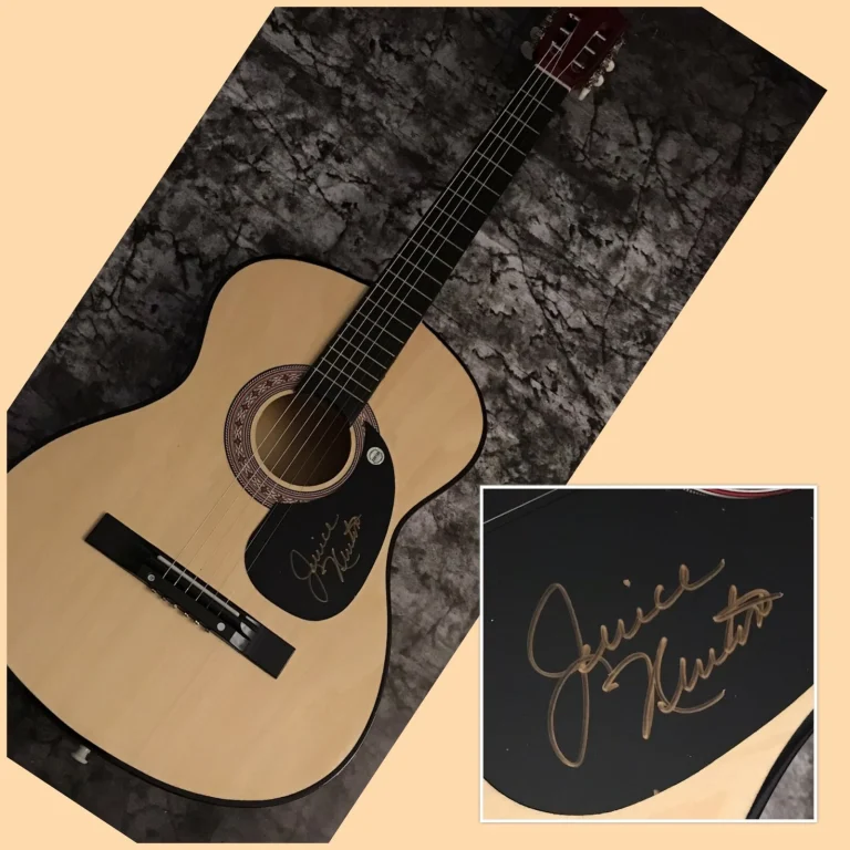 GFA Angel of the Morning JUICE NEWTON Signed Acoustic Guitar J4 COA